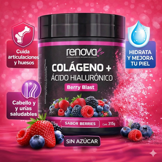Colágeno Renova® con Ácido Hialurónico - Cuidado Integral Diario